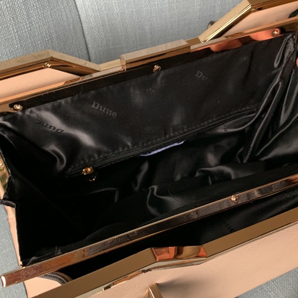 Dune London Beige Solid Handheld Bag - Picture 7 of 8